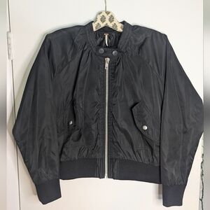 Free People Midnight Bomber in Black